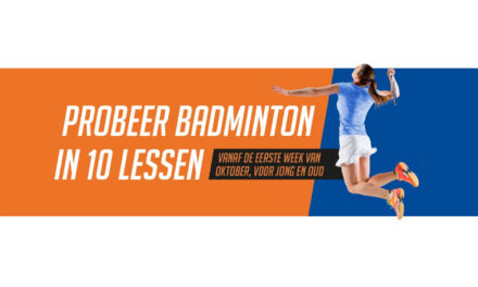 Badminton uitproberen in tien lessen